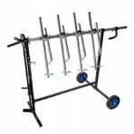 STOJAK WÓZEK LAKIERNICZY 360st OBROTOWY 8-RAMIENNY REGULOWANY 95kg MOCNY - obrazek 3
