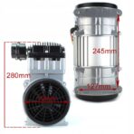 KOMPRESOR BEZOLEJOWY POMPA Z SILNIKIEM 1500W 10BAR 400L/MIN S.CICHA 67db - obrazek 7