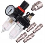 ODWADNIACZ SEPARATOR LAKIERNICZY FILTR REDUKTOR NAOLEJACZ 1/4 ZESTAW ZŁĄCZA - obrazek 2