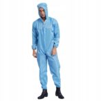 Kombinezon lakierniczy ochronny antystatyczny lekki nylon 180-200cm kaptur - obrazek 5