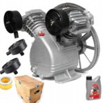 KOMPRESOR OLEJOWY POMPA SPRĘŻARKA 2-TŁOKOWA V2065 420 l/min 12 bar 100-200l