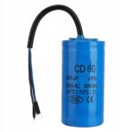 KONDENSATOR ROZRUCHOWY DO SILNIKA SILNIKÓW ELEKTRYCZNYCH CD60 250V 200UF - obrazek 3